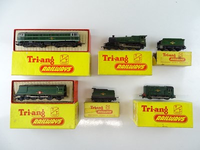 Lot 158 - A group of TRI-ANG TT Gauge locomotives...