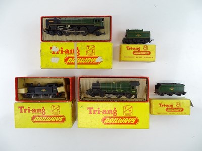 Lot 159 - A group of TRI-ANG TT Gauge steam locomotives...