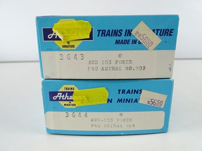 Lot 180 - A pair of ATHEARN kit built HO Gauge American...