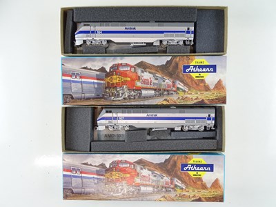Lot 181 - A pair of HO Gauge ATHEARN kit built American...