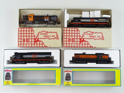 Lot 212 - A group of HO Gauge American Outline diesel...