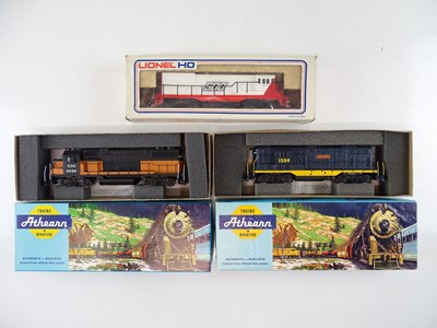 Lot 214 - A group of American Outline HO Gauge diesel...