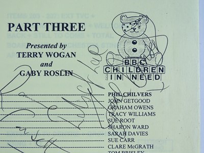 Lot 169 - CHILDREN IN NEED 1997 - A used Part Three...