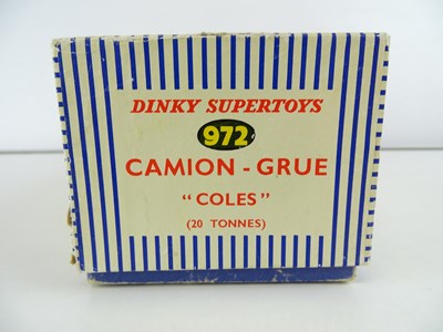 Lot 23 - A FRENCH DINKY 972 Coles Lorry Mounted Crane -...