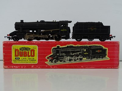 Lot 261 - A HORNBY DUBLO 2224 2-rail Class 8F steam...