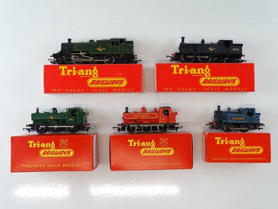 Lot 277 - A group of TRI-ANG and HORNBY OO Gauge steam...