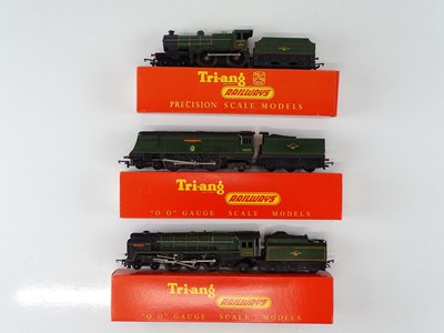 Lot 278 - A group of three OO Gauge TRI-ANG steam...