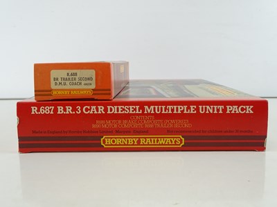 Lot 287 - A HORNBY R687 Class 110 3-Car DMU together...