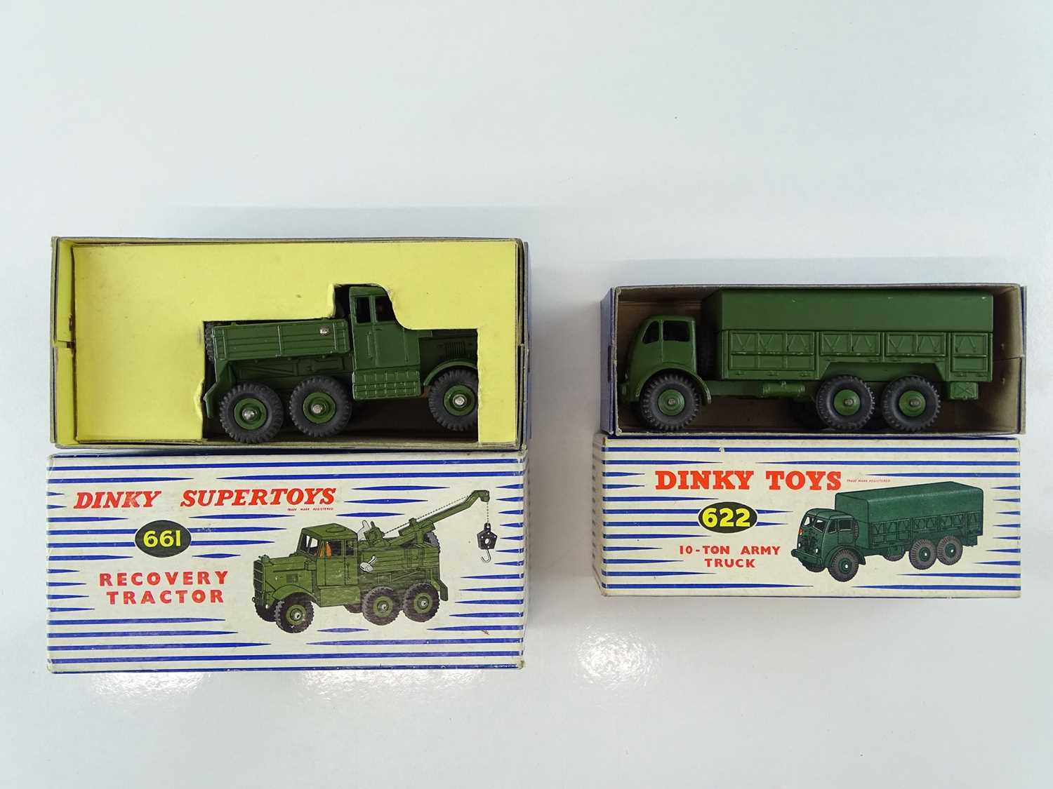 Lot 32 - A pair of DINKY military vehicles comprising a...