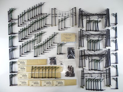 Lot 292 - OO Gauge - A large quantity of catenary by TRI-...