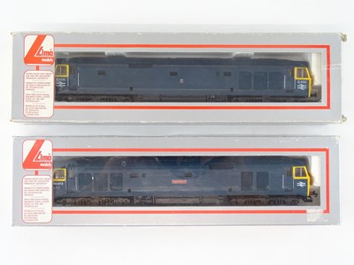 Lot 297 - A pair of LIMA OO Gauge Class 50 diesel...