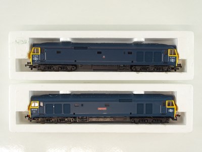 Lot 297 - A pair of LIMA OO Gauge Class 50 diesel...