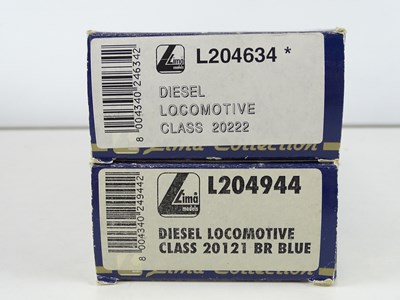 Lot 298 - A pair of LIMA OO Gauge Class 20 diesel...