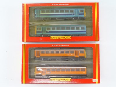 Lot 300 - A pair of HORNBY OO Gauge Class 142 Pacer...