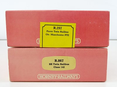 Lot 300 - A pair of HORNBY OO Gauge Class 142 Pacer...