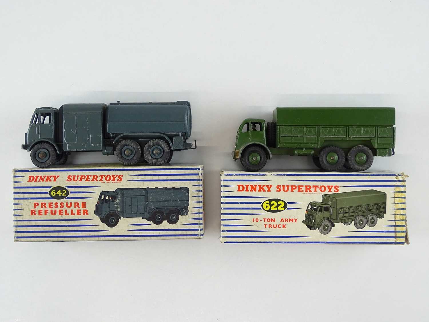 Lot 34 - A pair of DINKY military vehicles comprising a...