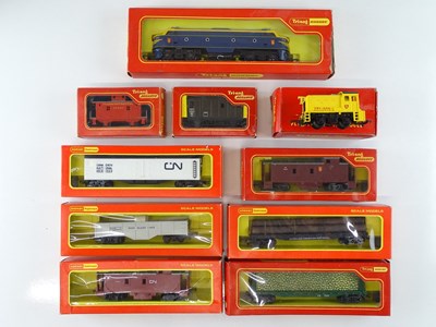 Lot 320 - A group of HORNBY and TRI-ANG HORNBY OO Gauge...