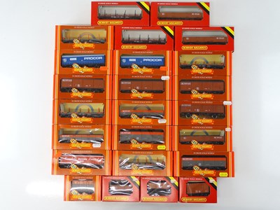 Lot 336 - A large quantity of HORNBY OO Gauge vans and...