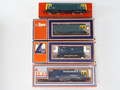 Lot 337 - A group of three OO Gauge LIMA diesel...