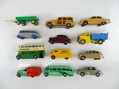 Lot 37 - A group of unboxed DINKY cars, buses and vans,...