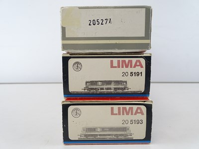 Lot 339 - A group of three LIMA OO Gauge class 73...