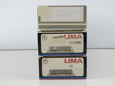 Lot 351 - A group of LIMA OO Gauge Class 73...