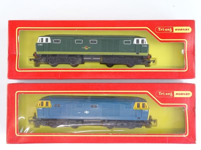 Lot 374 - A pair of OO Gauge TRI-ANG HORNBY Hymek diesel...