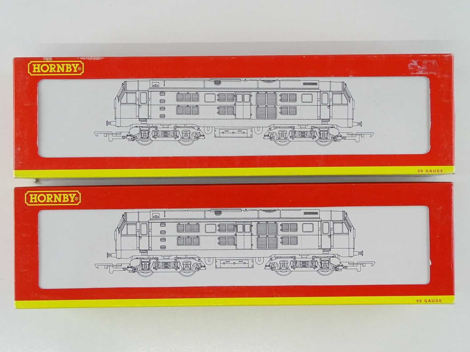 Lot 377 - A pair of HORNBY OO Gauge Class 29 diesel...