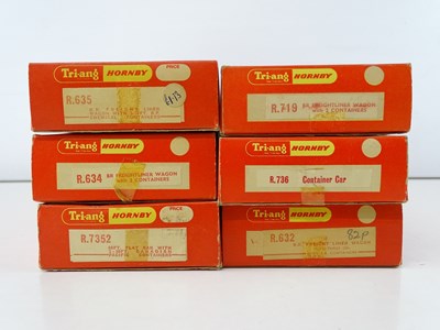 Lot 411 - A group of TRI-ANG HORNBY OO Gauge bogie...