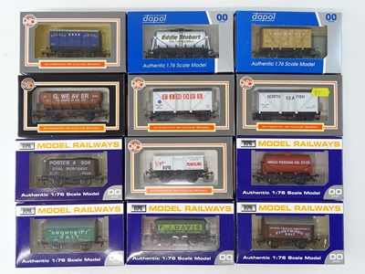 Lot 444 - A mixed group of DAPOL OO gauge wagons to...