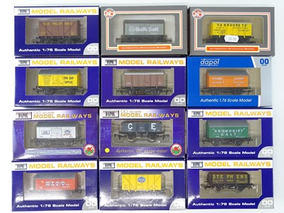 Lot 445 - A mixed group of DAPOL OO gauge wagons to...