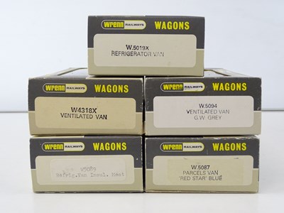 Lot 450 - A group of WRENN OO Gauge rarer wagons to...