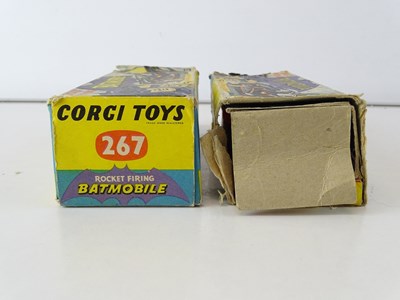 Lot 50 - A pair of CORGI 267 Batmobiles - both original...