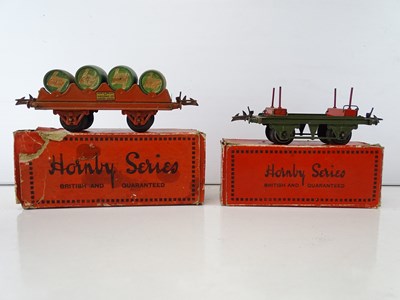 Lot 513 - A group of HORNBY SERIES O Gauge pre-war...