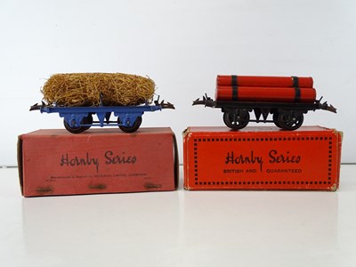 Lot 513 - A group of HORNBY SERIES O Gauge pre-war...