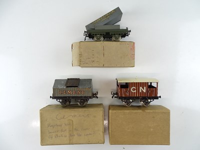 Lot 521 - A group of early HORNBY SERIES O Gauge wagons...