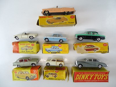 Lot 56 - A group of DINKY cars as lotted - F/G in P/F...