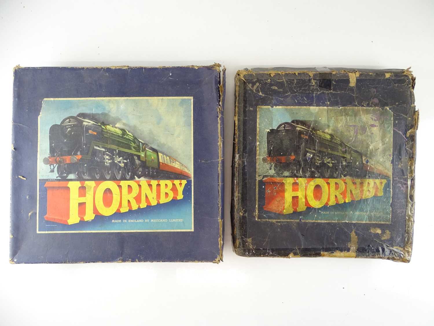 Lot 530 - A pair of HORNBY O Gauge clockwork passenger...