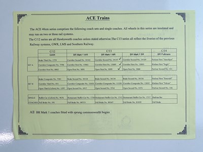 Lot 531 - A pair of ACE TRAINS O Gauge BR Mark 1 coach...