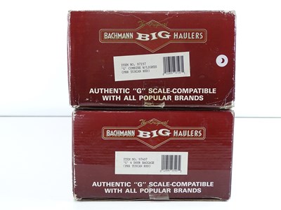 Lot 565 - A pair of BACHMANN American outline G Scale...