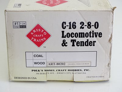 Lot 573 - An ARISTOCRAFT American outline G Scale 80202...