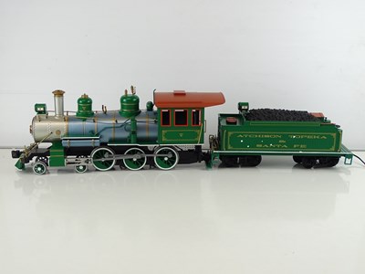 Lot 575 - A BACHMANN American outline G Scale 4-6-0...