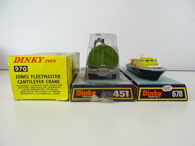 Lot 65 - A DINKY 451 Road Sweeper together with a 970...