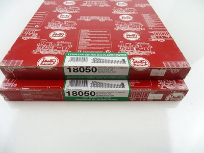 Lot 578 - A pair of LGB G Scale manually operated large...