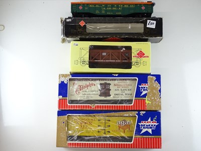 Lot 580 - A group of American outline G Scale wagons by...