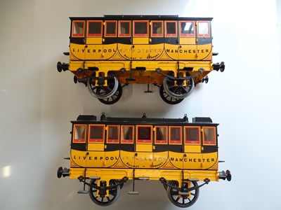 Lot 586 - A pair of Hornby 3.5 inch scale G104 coaches...