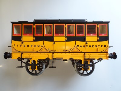 Lot 587 - A Hornby 3.5 inch scale G104 coach as issued...