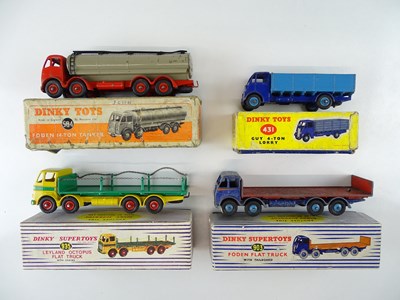 Lot 79 - A group of three DINKY lorries comprising: 431;...