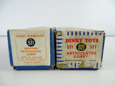 Lot 80 - A pair of DINKY 521/921 Bedford Articulated...