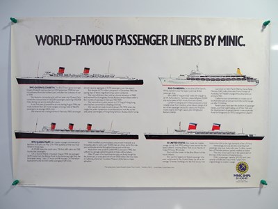 Lot 92 - A pair of promotional posters for HORNBY MINIC...